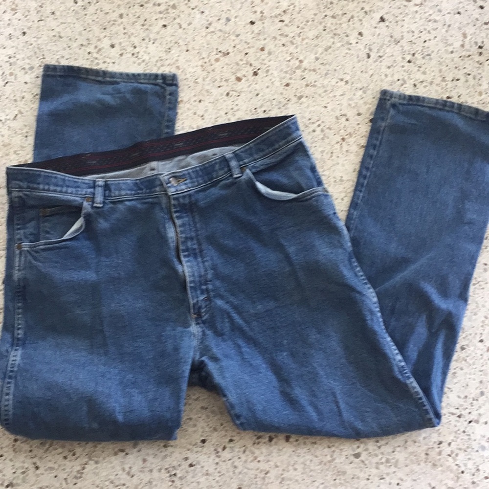 Wrangler jeans.